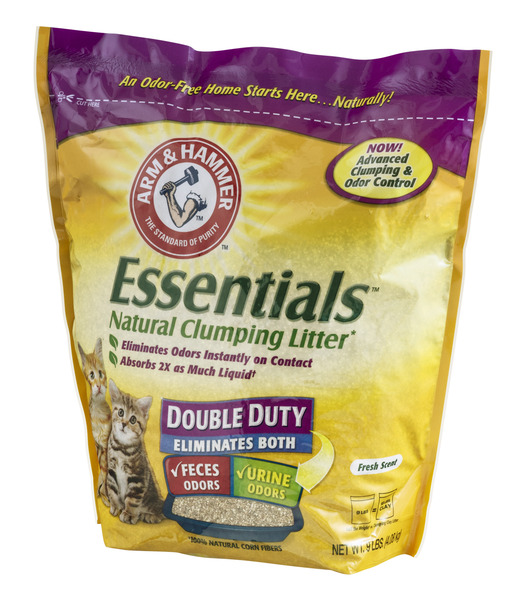 Arm Hammer Essentials Clumping Cat Litter Natural 9 lb bag
