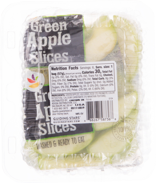 Stop & Shop Green Apple Slices - 6 ct - 12 oz pkg | Stop & Shop