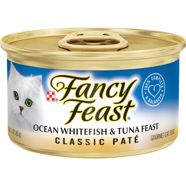 Fancy Feast Wet Cat Food Classic Pate Ocean Whitefish Tuna Feast