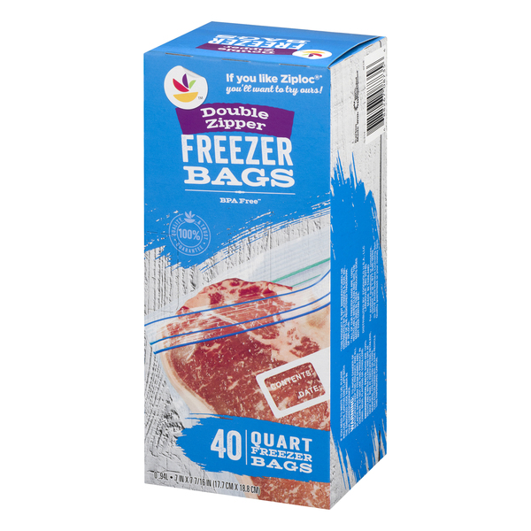 Ziploc Double Zipper Gallon Freezer Bags