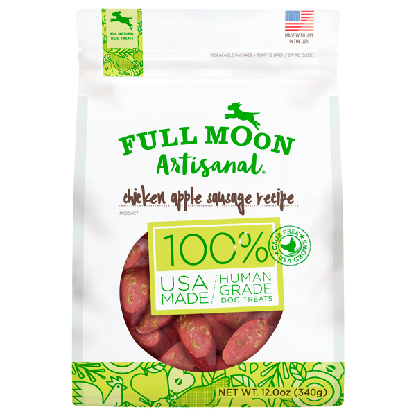 Chicken apple sausage dog treats top