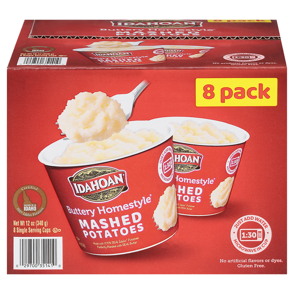 Idaho mashed potatoes blue box clearance