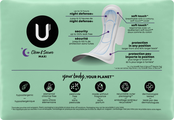 Hypoallergenic maxi pads on sale