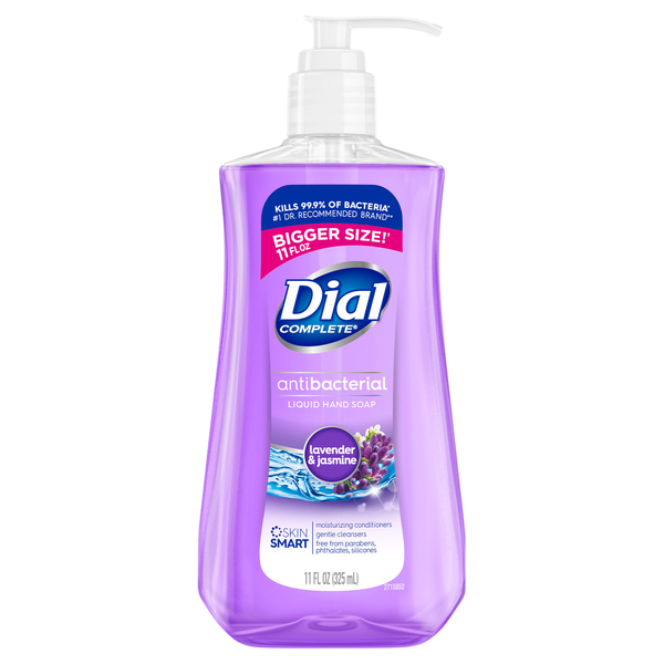 Dial Complete Liquid Hand Soap Antibacterial Lavender Jasmine