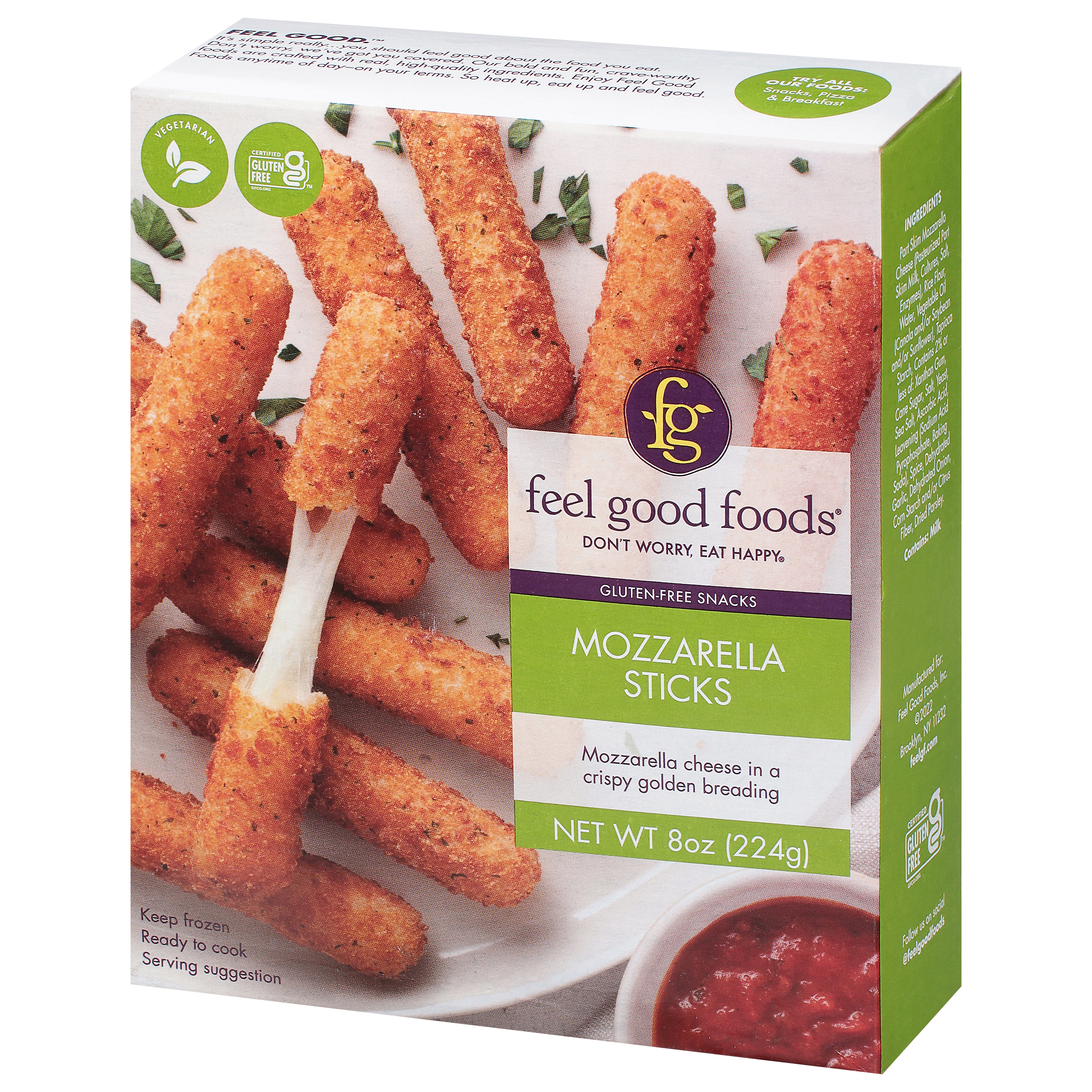 Feel Good Foods™ Mozzarella Sticks, 8 oz - Kroger