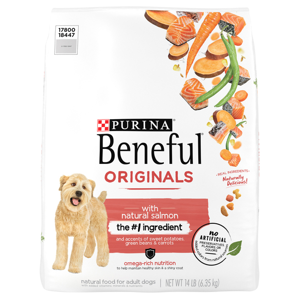 Purina Beneful Originals Salmon Adult Dry Dog Food 14 lb bag Stop Shop
