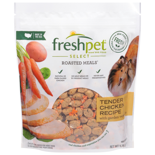 Freshpet Roasted Meals Tender Chicken Refrigerated Adult Dog Food 28 oz bag Stop Shop