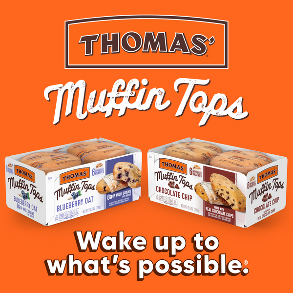 Thomas' Chocolate Chip Muffin Tops - 6 ct - 10.5 oz pkg
