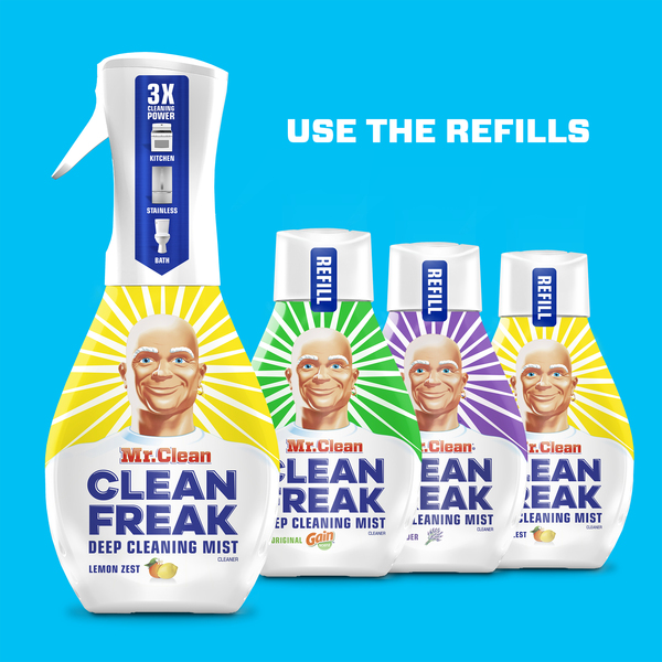 Mr. Clean Clean Freak Deep Cleaning Mist Cleaner Refill Original Gain Scent  (16 oz) Delivery - DoorDash