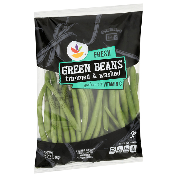 Bag of green on sale beans