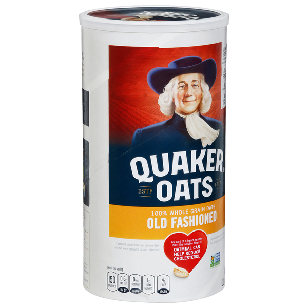 Quaker Oats Quick One Minute 100% Whole Grain Oats 18oz