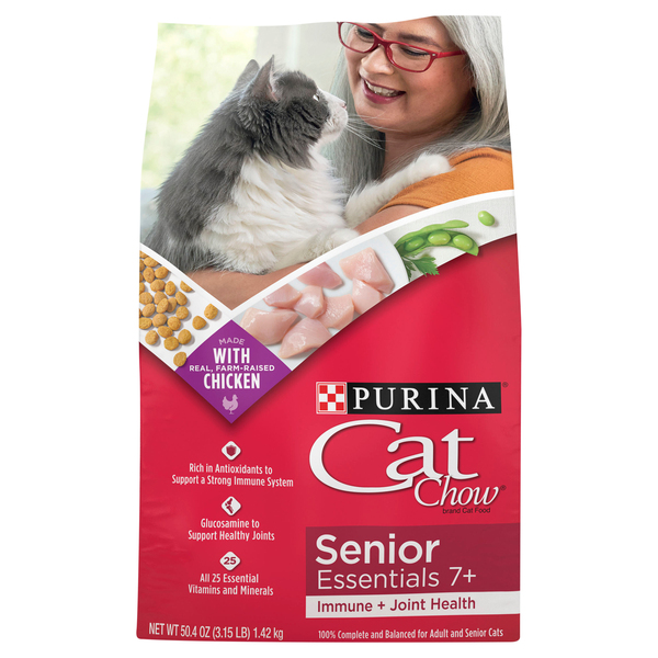 Purina cat chow gentle adult dry cat food top
