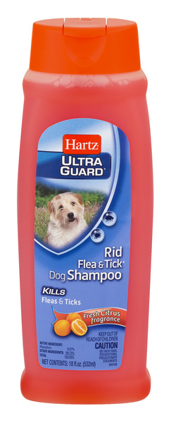 Hartz UltraGuard Rid Flea Tick Shampoo for Dogs Fresh Citrus Fragrance 18 oz btl GIANT