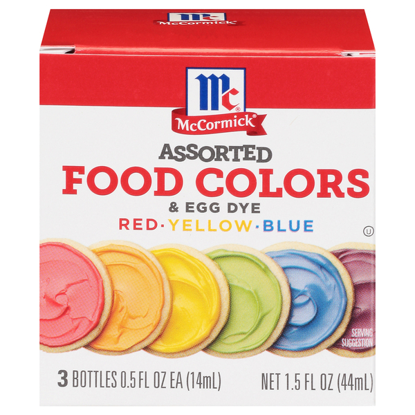 Assorted Food Coloring (Neon) 12/4-.3oz