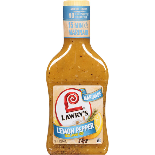 Lawry s Marinade Lemon Pepper with Lemon Juice 12 oz btl Stop