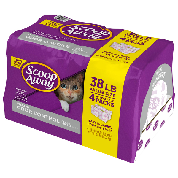 Scoop away on sale clumping cat litter