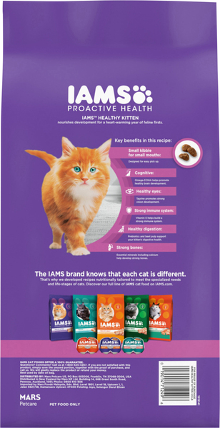IAMS Proactive Health Chicken Dry Kitten Food 3.5 lb bag Stop Shop