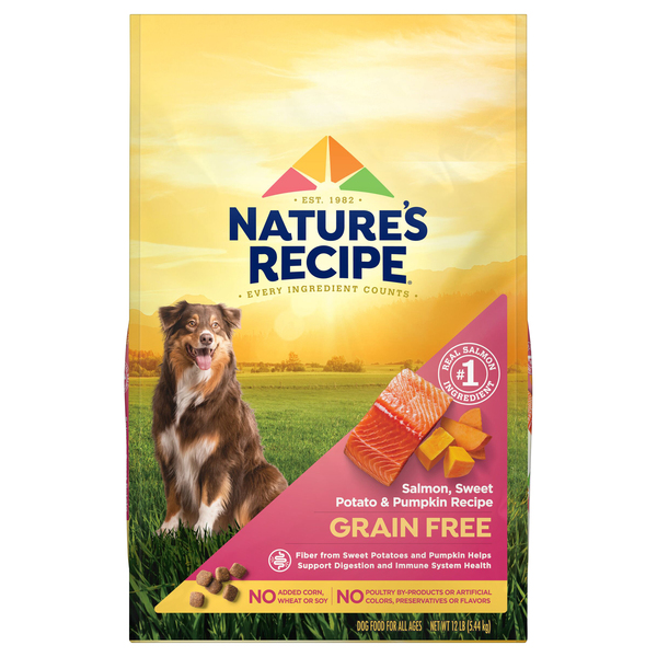Nature's recipe salmon sweet potato pumpkin hot sale