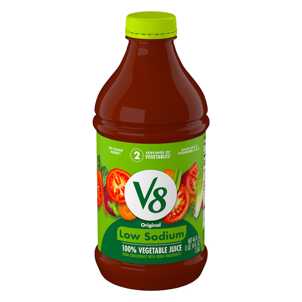 V8 Original Low Sodium Original 100 Vegetable Juice 46 oz btl Stop Shop