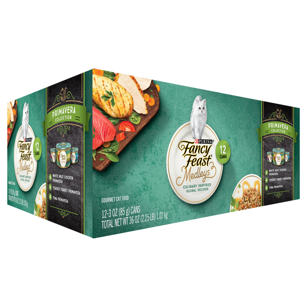Fancy Feast Medleys Primavera Collection Wet Cat Food Variety Pack