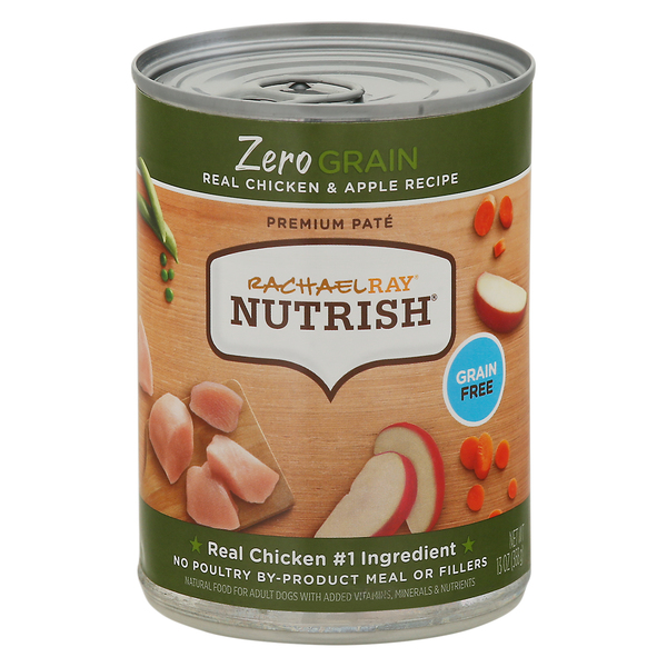 Rachael Ray Nutrish Zero Grain Wet Dog Food Real Chicken Apple