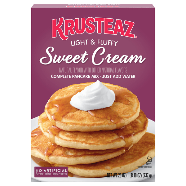 Krusteaz Light & Fluffy Sweet Cream Complete Pancake Mix