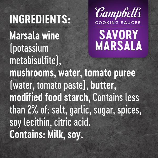 Campbell's Skillet Sauces, Chicken Marsala - 11 oz