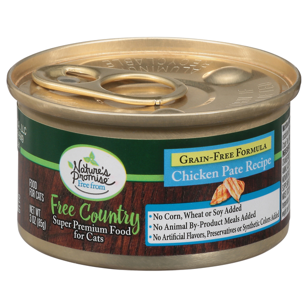 Nature s Promise Grain Free Chicken Pate Adult Wet Cat Food 3 oz can Stop Shop