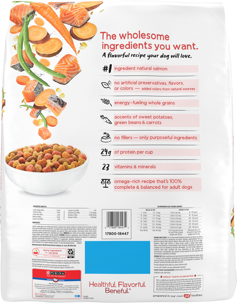 Purina Beneful Originals Salmon Adult Dry Dog Food 14 lb bag Giant