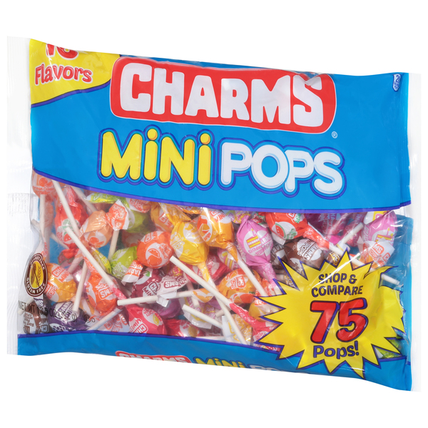 Charms Mini Pops 22 count Peg Bag in 2023  Strawberry lemonade, Sour  candy, Root beer float