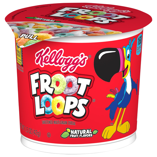 Kellogg's® Froot Loops Cereal Cups, 4 ct / 1.5 oz - Pay Less Super Markets