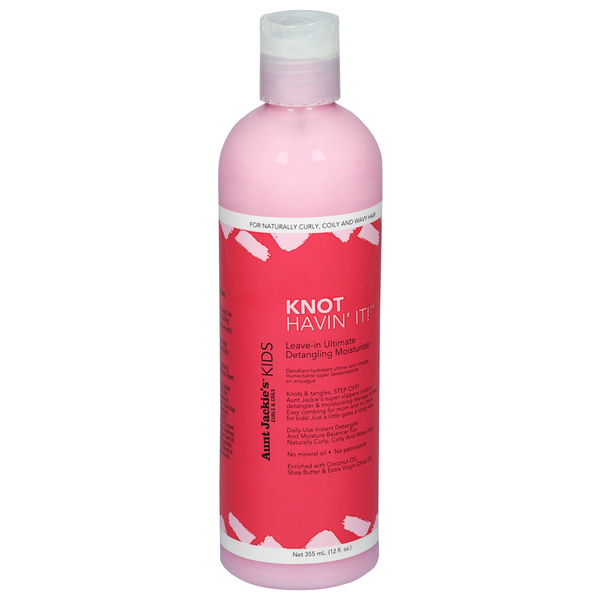 Aunt Jackie s Kids Knot Havin It Leave in Ultimate Detangling Moisturizer 12 oz btl Giant