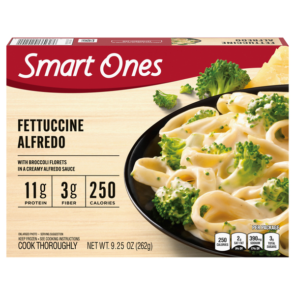 Smart Ones Fettuccine Alfredo Frozen Meal - 9.25 oz box