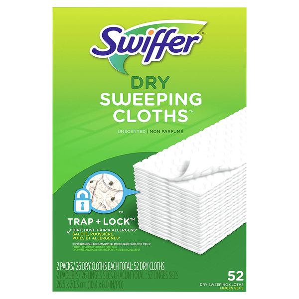 Swiffer Sweeper Wet Mopping Cloths with Gain Scent, 12 ct - Foods Co.