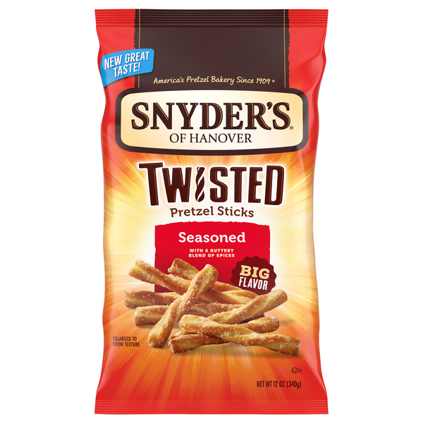 Snyder's of Hanover, Butter Snaps Pretzels, 12 Ounce (3 Bags)