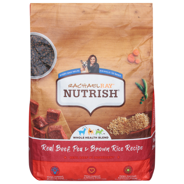 Rachael Ray Nutrish Real Beef Pea Brown Rice Recipe Adult Dry Dog Food 6 lb bag MARTIN S