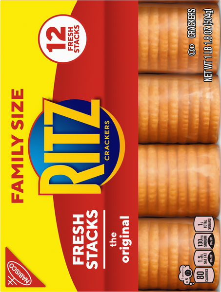 Save on Nabisco Ritz Crackers Fresh Stacks Original Family Size - 12 ct  Order Online Delivery