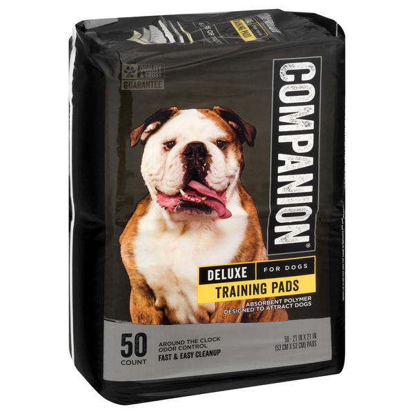 Companion Training Pads for Dogs Deluxe 50 ct pkg Food Lion