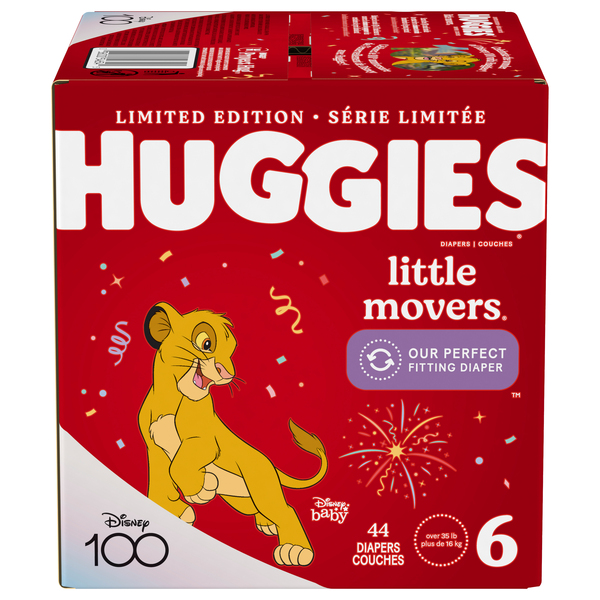 HUGGIES OverNites Baby Diapers Size 6 35+lb 15Ct