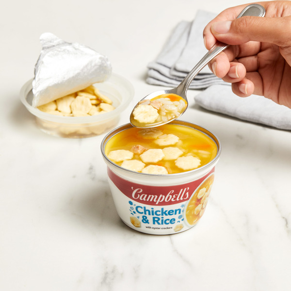 Campbells chicken 2025 and rice soup