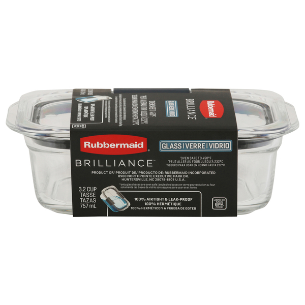 Rubbermaid Brilliance Pantry Storage Container 16 Cup - 1 ea