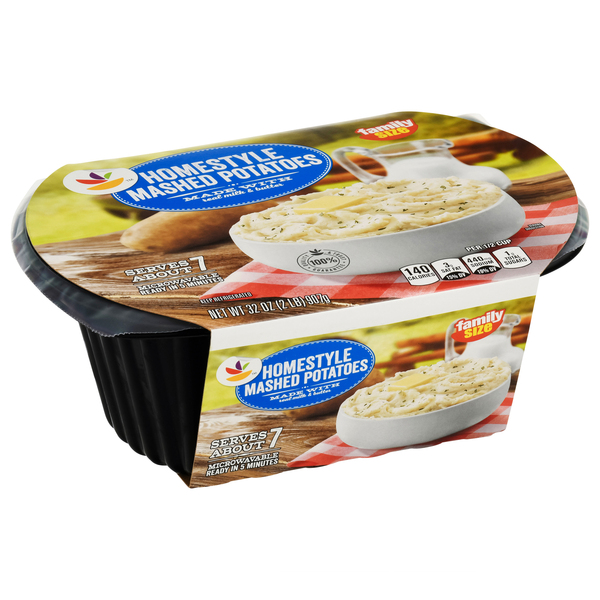 Our Brand Mashed Potatoes Homestyle Microwavable Family Size - 32 oz pkg