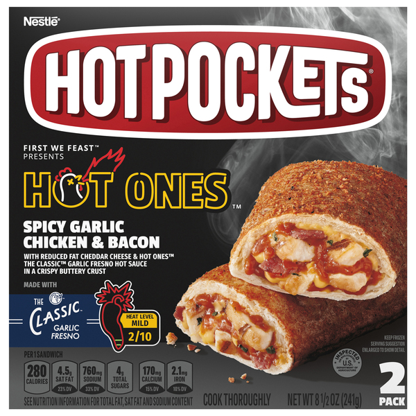 Save on Hot Pockets Four Cheese Pizza Garlic Buttery Crust - 2 ct Order  Online Delivery