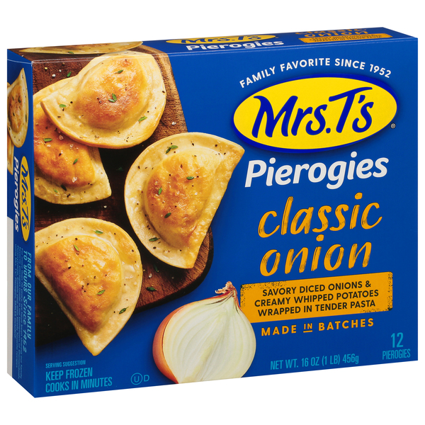 Mrs. T s Pierogies Classic Onion 12 ct Frozen 16 oz pkg Stop