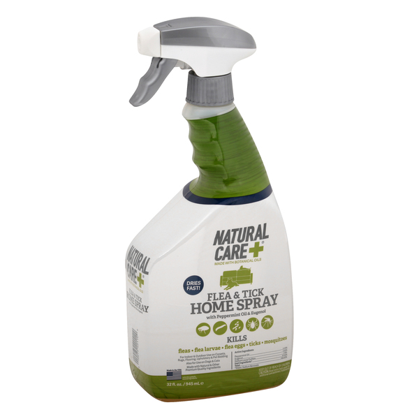 Natural Care Flea Tick Home Spray with Peppermint Oil Eugenol 32 oz btl Giant