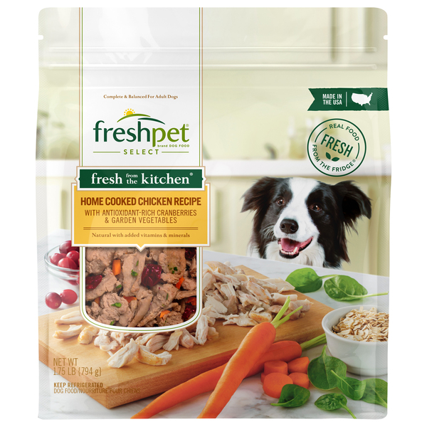 Freshpet Select Refrigerated Dog Food Home Cooked Chicken Recipe