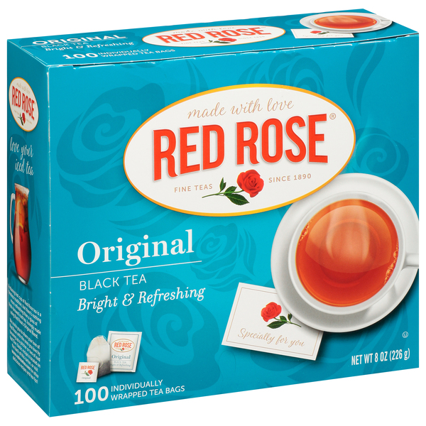 Save on Red Rose Bright & Refreshing Original Black Tea Bags Order Online  Delivery