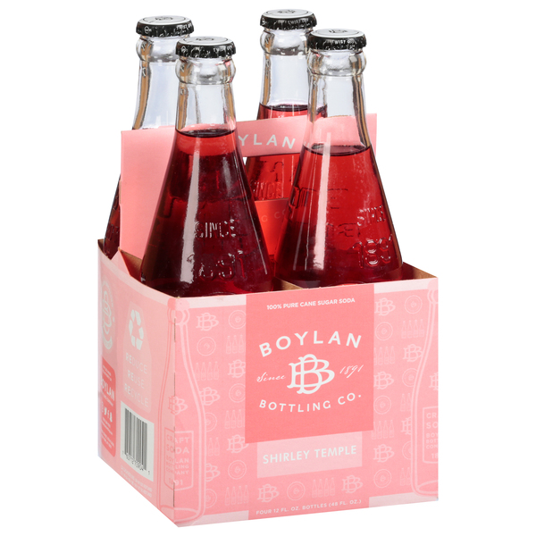 Boylan Bottling Pure Cane Sugar Soda Pop, Ginger Ale, 12 oz Glass Bottles (Pack of 12)