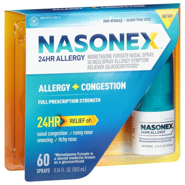 Prescription allergy nasal spray shop list