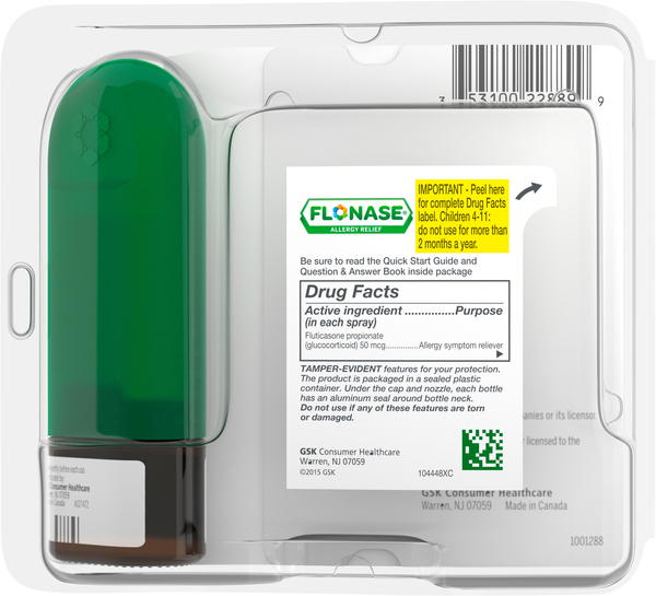 Flonase Allergy Relief Full Prescription Strength Non Drowsy Nasal